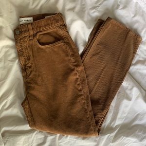 High-rise corduroy pant
